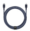 Кабель Native Union USB-C — Lightning, 3м. Цвет: индиго