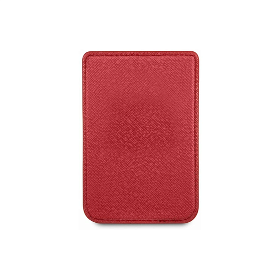 Магнитный бумажник Guess Wallet Cardslot Magsafe Saffiano Script logo. Цвет: красный