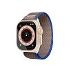 Ремешок нейлоновый VLP Trail Band для Apple Watch 42/44/45/49мм. Цвет: синий/серый