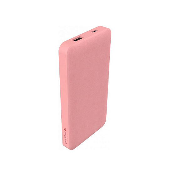 Портативный аккумулятор Mophie Universal Battery Powerstation, USB-A, USB-C, 10000мАч. Цвет: розовый