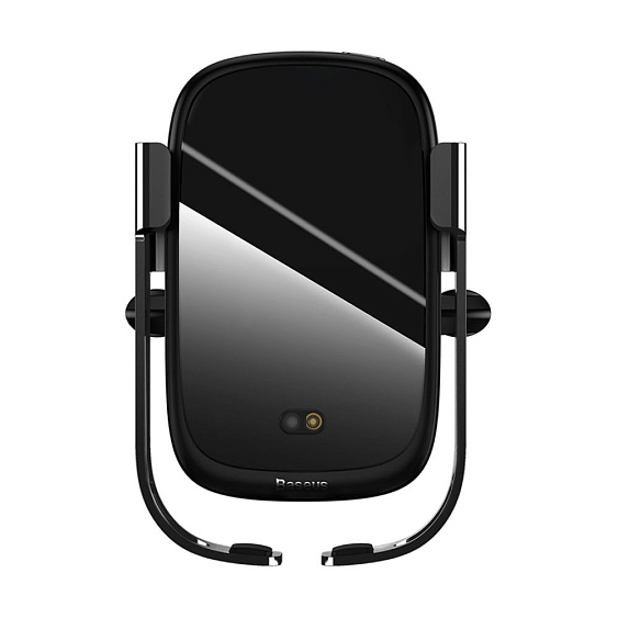 Автодержатель Baseus Rock-solid Electric Holder Wireless charger Black