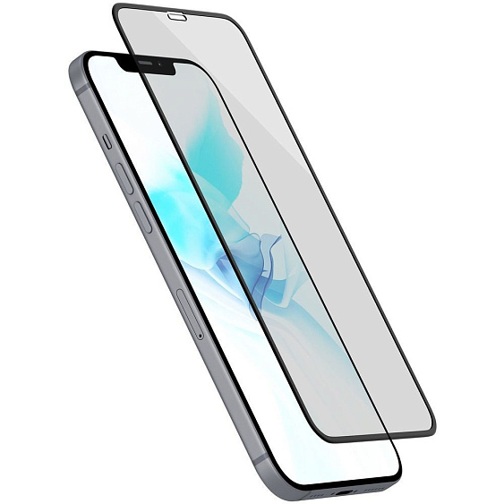 Стекло защитное Ubear для iPhone 12 Pro Max, Extreme 3D. Цвет: чёрный