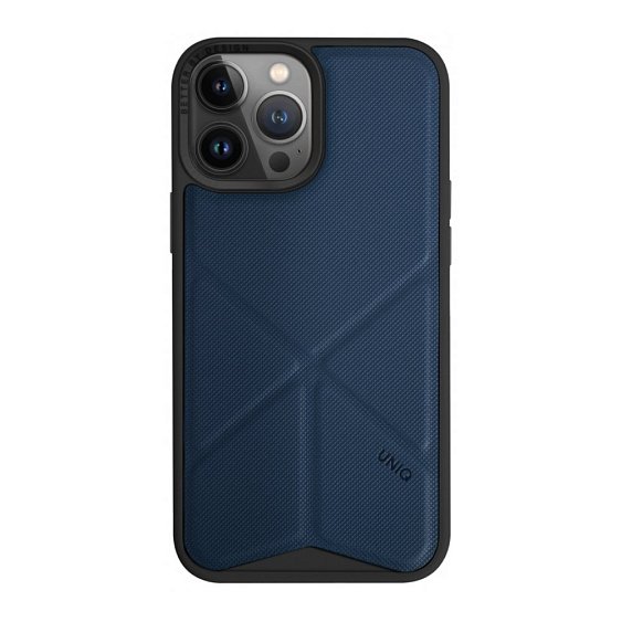 Чехол Uniq Transforma с MagSafe для iPhone 14 Pro Max. Цвет: синий