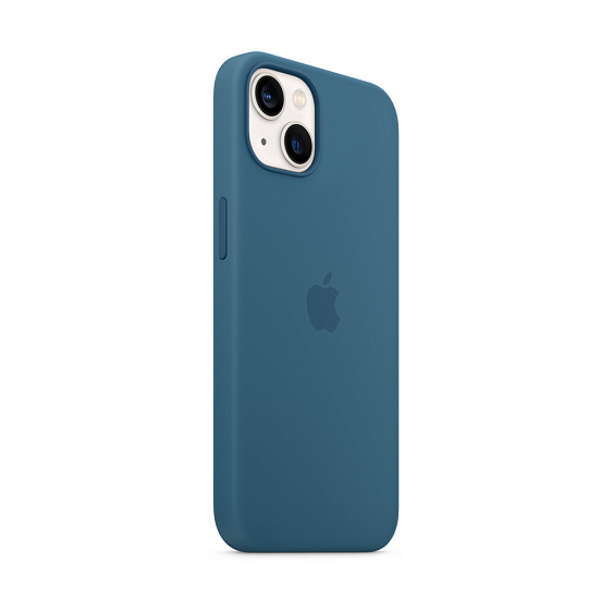 Силиконовый чехол MagSafe для iPhone 13. Цвет: "Полярная лазурь"