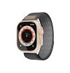 Ремешок нейлоновый VLP Trail Band для Apple Watch 42/44/45/49мм. Цвет: чёрный/серый
