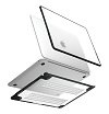 Чехол Uniq Venture PC/TPU для Apple MacBook Air 13" (2022). Цвет: прозрачный/серый