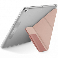 Чехол Uniq для Apple iPad 10.2" Camden антимикробный. Цвет: розовый