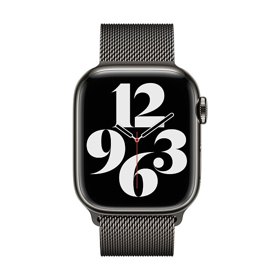 Миланский сетчатый браслет Apple для Apple Watch 41мм. Цвет: графитовый
