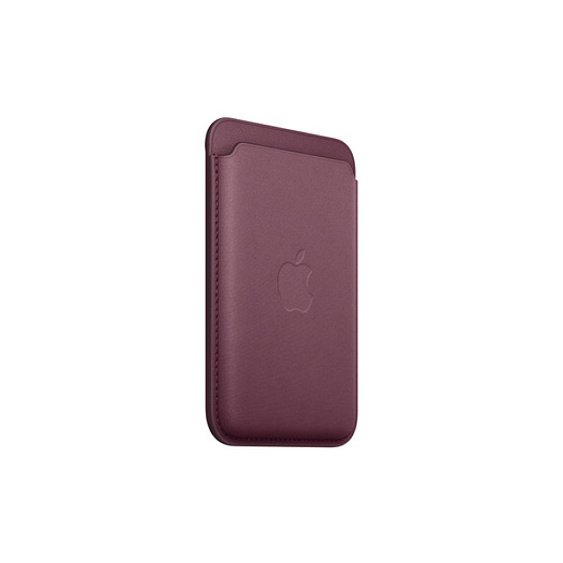 Чехол-бумажник Apple iPhone FineWoven Wallet with MagSafe. Цвет: ежевичный