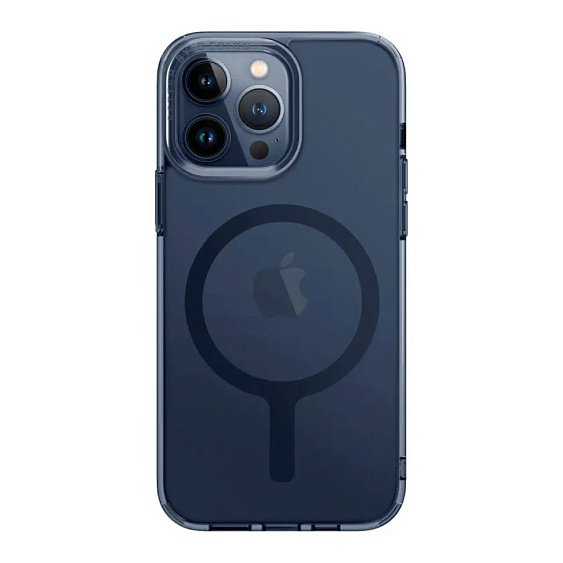 Чехол Uniq Lifepro Xtreme AF MagSafe для iPhone 15 Pro. Цвет: прозрачный синий