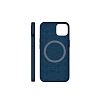 Чехол защитный vlp silicone case с Magsafe для iPhone 14 Plus. Цвет: тёмно-синий