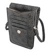 Сумка Guess Wallet Bag 4G with Triangle logo для iPhone. Цвет: серый