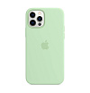 Силиконовый чехол MagSafe для iPhone 12 Pro Max. Цвет: фисташковый