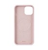 Чехол Ubear Touch Mag Case для iPhone 15, софт-тач силикон. Цвет: розовый