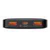 Внешний аккумулятор Baseus Bipow Digital Display 10000 mAh, 20 Вт. Цвет: черный