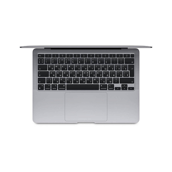 Ноутбук Apple MacBook Air (M1, 2020), 8/512 ГБ SSD, заводская русская раскладка, "Серый космос"
