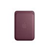 Чехол-бумажник Apple iPhone FineWoven Wallet with MagSafe. Цвет: ежевичный