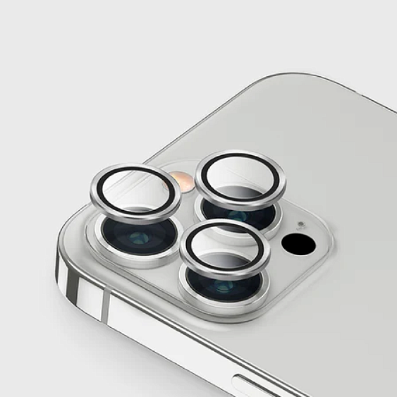 Защитное стекло Uniq OPTIX для камеры iPhone 13 Pro/13 Pro Max. Цвет: прозрачный