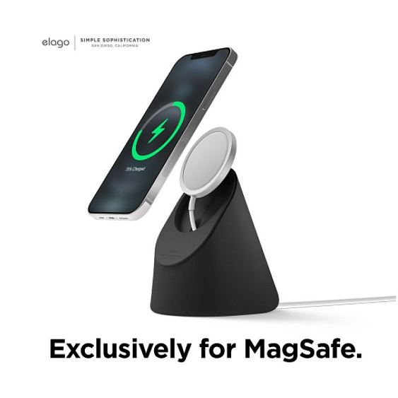 Зарядный стенд Elago MagSafe Stand MS1 для iPhone. Цвет: чёрный