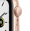 Apple Watch SE, 44мм, корпус из алюминия золотого цвета, спортивный ремешок "сияющая звезда"