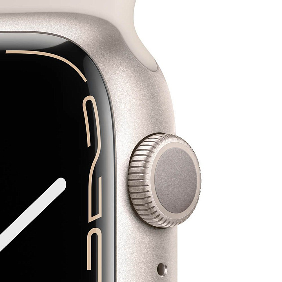 Apple Watch Series 7, 41мм,"Сияющая звезда", спортивный ремешок "Сияющая звезда"