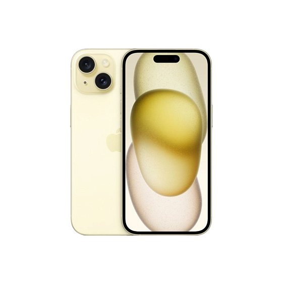 Смартфон Apple iPhone 15 256 ГБ. Цвет: желтый