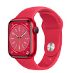 Apple Watch Series 8, 41мм, корпус из алюминия красного цвета