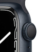 Apple Watch Series 7, 41мм, "Тёмная ночь", спортивный ремешок "Тёмная ночь"