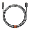Кабель Native Union Lightning — USB-C, 3м. Цвет: зебра