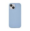 Чехол Ubear Touch Mag Case для iPhone 15, софт-тач силикон. Цвет: голубой