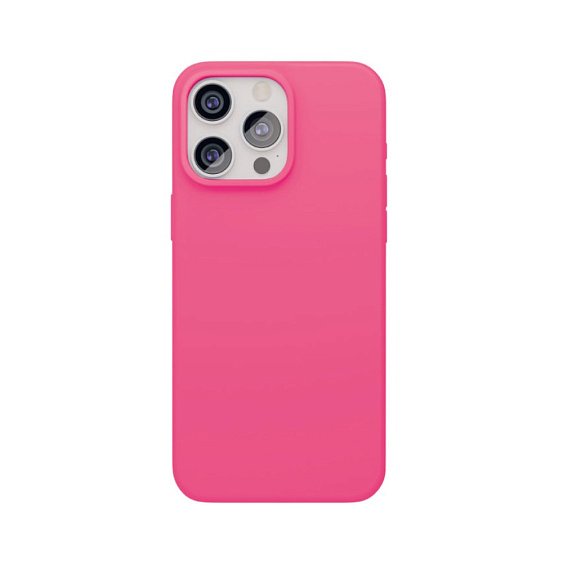 Чехол защитный vlp aster case с MagSafe для iPhone 15 Pro Max. Цвет: неоновый розовый