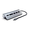 USB-хаб Satechi Type-C Aluminium USB Hub & Micro/SD Card Reader w/Cable. Цвет: "серый космос"