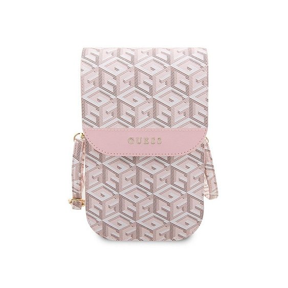 Сумка Guess Wallet Bag G CUBE для iPhone. Цвет: розовый