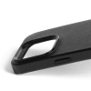 Чехол Mujjo Full Leather Wallet Case для iPhone 15 Pro, MagSafe, кожаный. Цвет: черный