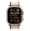 Apple Watch Ultra 2, 49мм, ремешок "Походная петля" оранжево-бежевого цвета