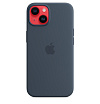 Силиконовый чехол MagSafe для iPhone 14 Silicone Case with MagSafe - Storm Blue