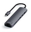 Адаптер Satechi USB-C Slim Multiport с Ethernet Adapter. Цвет: "Серый космос"