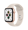 Apple Watch SE, 44мм, корпус из алюминия золотого цвета, спортивный ремешок "сияющая звезда"