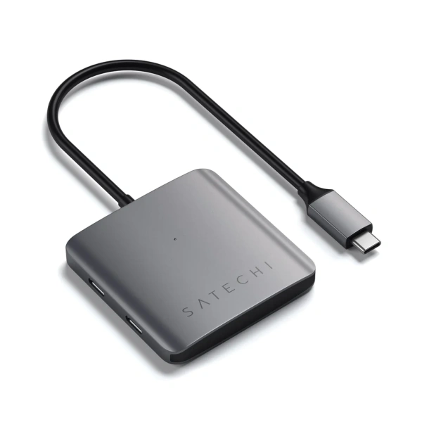 USB-хаб Satechi Aluminum, 4 порта USB-C. Цвет: "серый космос"