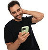 Чехол Ubear Touch Case для iPhone 13 Pro, софт-тач силикон. Цвет: светло-зелёный