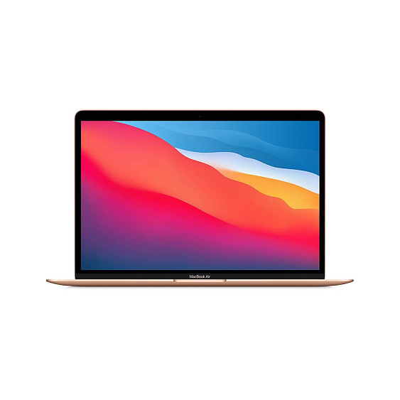 Ноутбук Apple MacBook Air (M1, 2020), 256 ГБ SSD, заводская русская раскладка, Золотистый