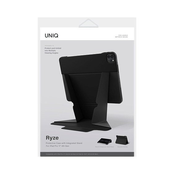 Чехол Uniq для Apple iPad Pro 11" Ryze Multi-angel case. Цвет: чёрный