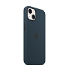 Силиконовый чехол MagSafe для iPhone 13. Цвет: "Синий омут"