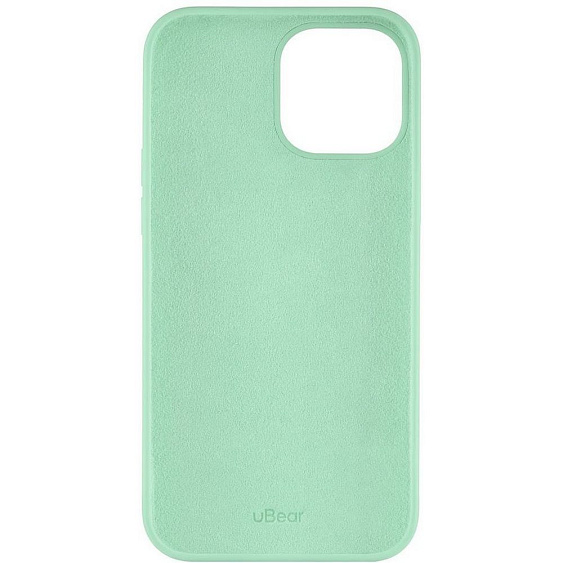Чехол Ubear Touch Case для iPhone 13 Pro Max, софт-тач силикон. Цвет: светло-зелёный