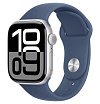 Apple Watch Series 10, 46мм, корпус из алюминия серебристого цвета