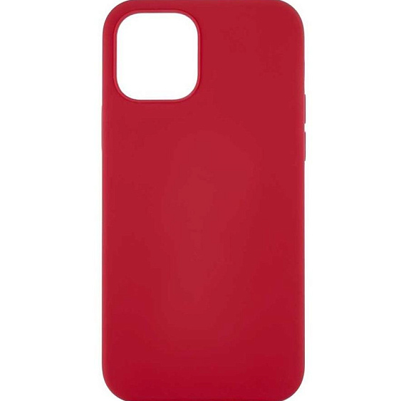 Чехол Ubear Touch Case для iPhone 12 Pro Max, силиконовый, софт-тач. Цвет: красный