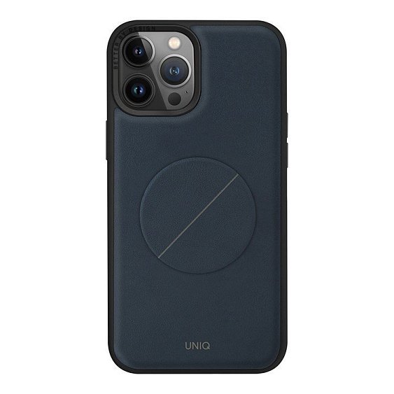 Чехол Uniq NOVO w/magnetic grip для iPhone 14 Pro Max. Цвет: синий