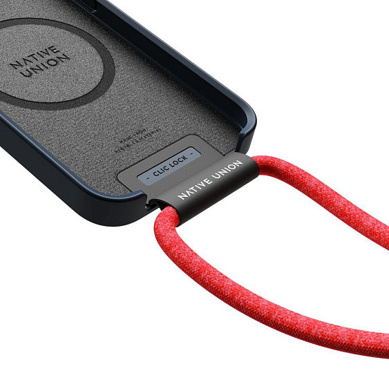 Шнурок нейлоновый регулируемый SLING с системой крепления CLIC LOCK. Цвет: красный