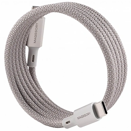 Беспроводное з/у Magssory Disc Signature WCH033t 3 в 1 с Magsafe. Цвет: титан