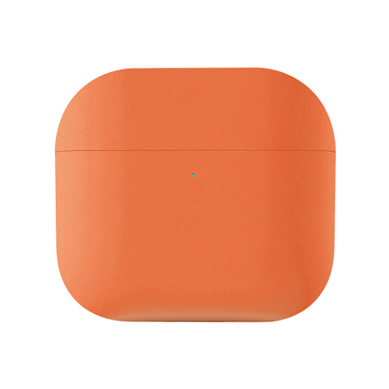 Чехол защитный uBear для AirPods 3, силиконовый. Цвет: оранжевый